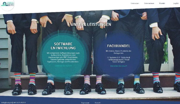 Bild: Lewald & Partner ist 20 geworden. Anlass, neue Inhalte zu setzen und einen modernen Look zu schaffen