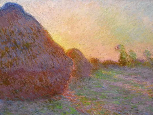 Heuhaufen (franz.: Meules / engl.: Haystacks) von Claude Monet für 111 Mio.$! Bild: Heuhaufen (franz.: Meules / engl.: Haystacks) von Claude Monet für 111 Mio.$!