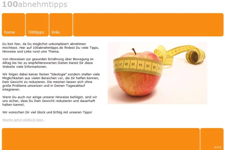 Bild: 100abnehmtipps.de - der online-Guide zum Abnehmen