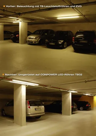 Bild: CONPOWER LED-Röhren - Umrüstung mit hohem Einsparpotenzial