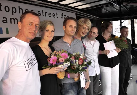 Bild: Felix-Rexhausen-Preis 2009 für lesbisch-schwule Beiträge in SWR2 und Welt am Sonntag