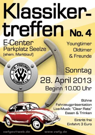 Bild: 4.Klassikertreffen Seelze/Hannover- Oldtimer, Youngtimer,Freunde