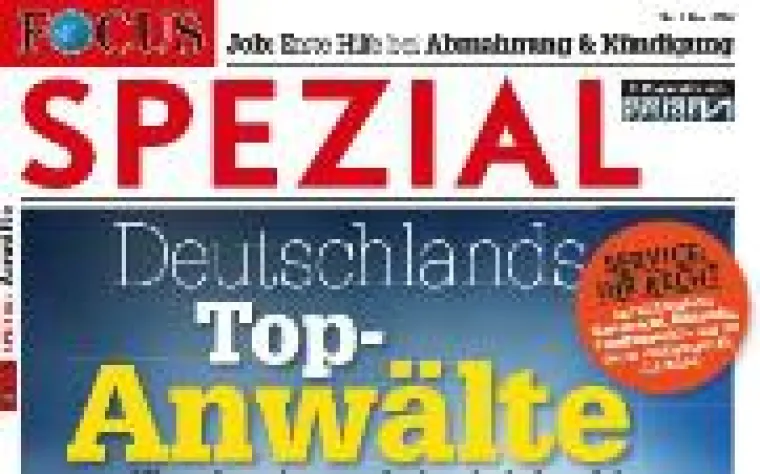 Bild: Rechtsanwalt und Notar Wilke von FOCUS empfohlen: FOCUS Spezial, „Deutschlands Top-Anwälte“