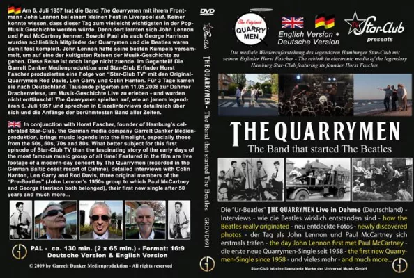 Bild: John Lennon´s original QUARRYMEN - DVD und neue Single-Veröffentlichung