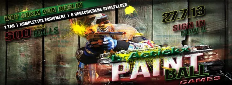 Bild: I. Actickx Paintball Games bei Berlin