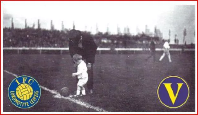 Bild: Denkmaleinweihung anlässlich der 1. Deutschen Fußballmeisterschaft von 1903