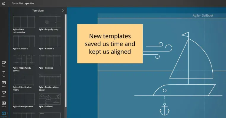 Bild: Nureva mit 13 neuen Vorlagen für agile Meetings in Span™ Workspace