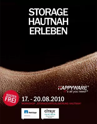Bild: Workshop "Storagevirtualisierung hautnah" bei Happyware