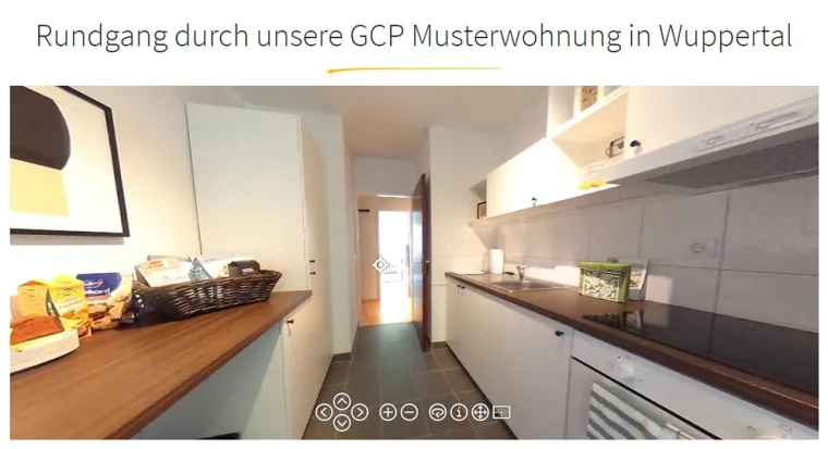 Bild: Virtuelle Wohnungsbesichtigungen bei GCP