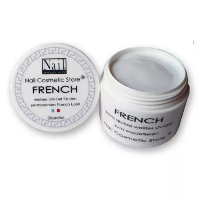 Bild: French white dickviskos Nagelgel