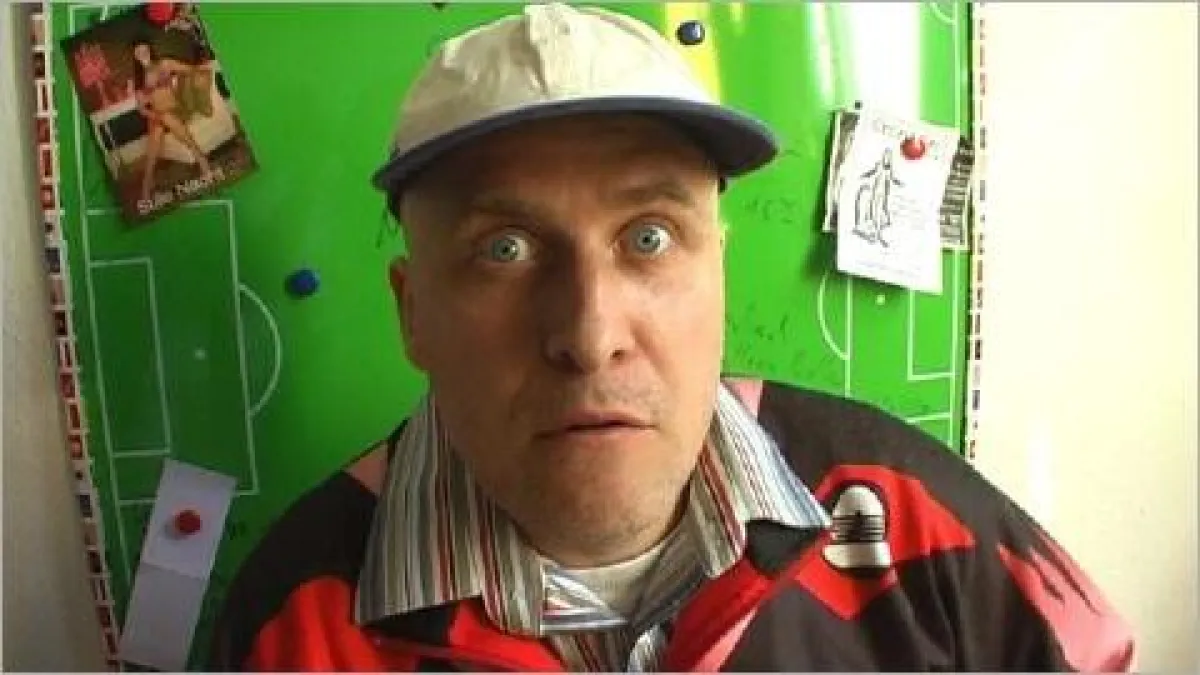 Wolfgang in seiner Küche, das jetzt als EM Studio umgebaut wird.