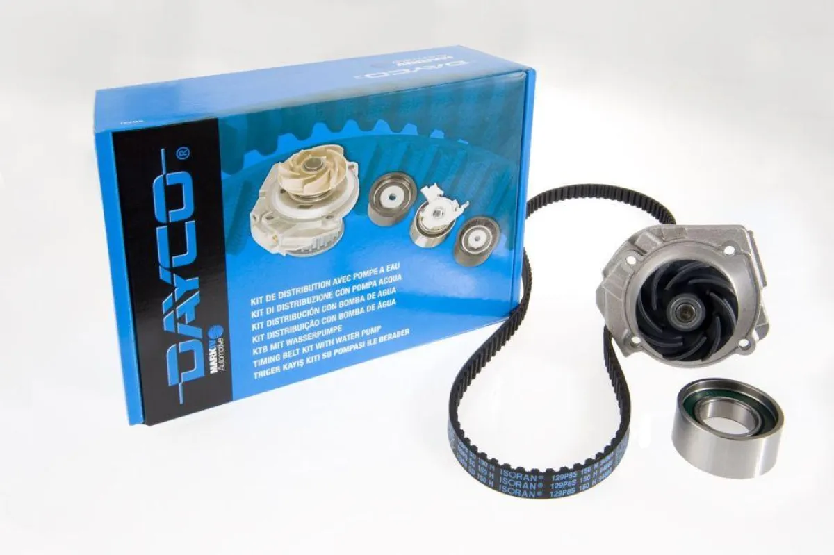 Dayco Zahnriemen-Kits enthalten schon sehr oft den widerstandsfähigen HT-Riemen. Foto: Dayco