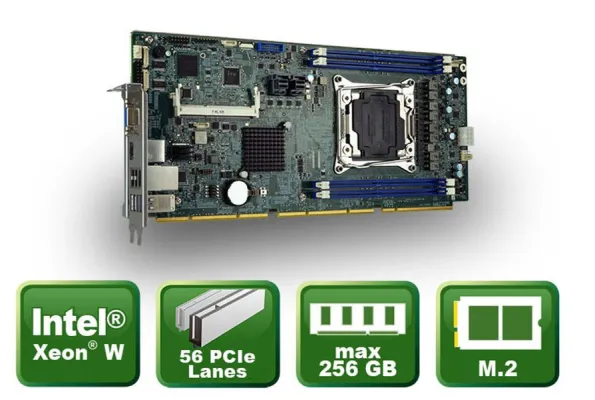 Bild: Slot CPU Karte mit 56 PCIe Lanes