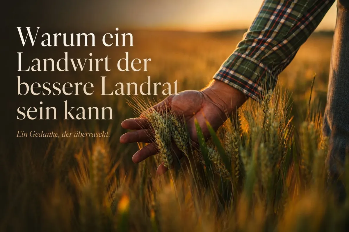 Landwirt. Unternehmer. Landrat. (© Ingo Wendelken)