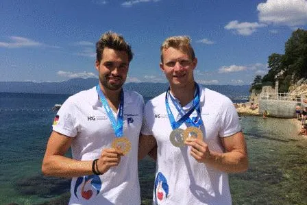 Bild: H:G-Schwimmer Mral und Steinhagen holen sensationell 3 Medaillen