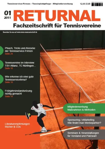 Bild: RETURN, das Tennis-Fachjournal – jetzt kurz: RETURNAL.