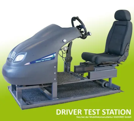 Die Kadomo GmbH nimmt die erste deutsche „Driver Test Station“ in Betrieb Bild: Die Kadomo GmbH nimmt die erste deutsche „Driver Test Station“ in Betrieb