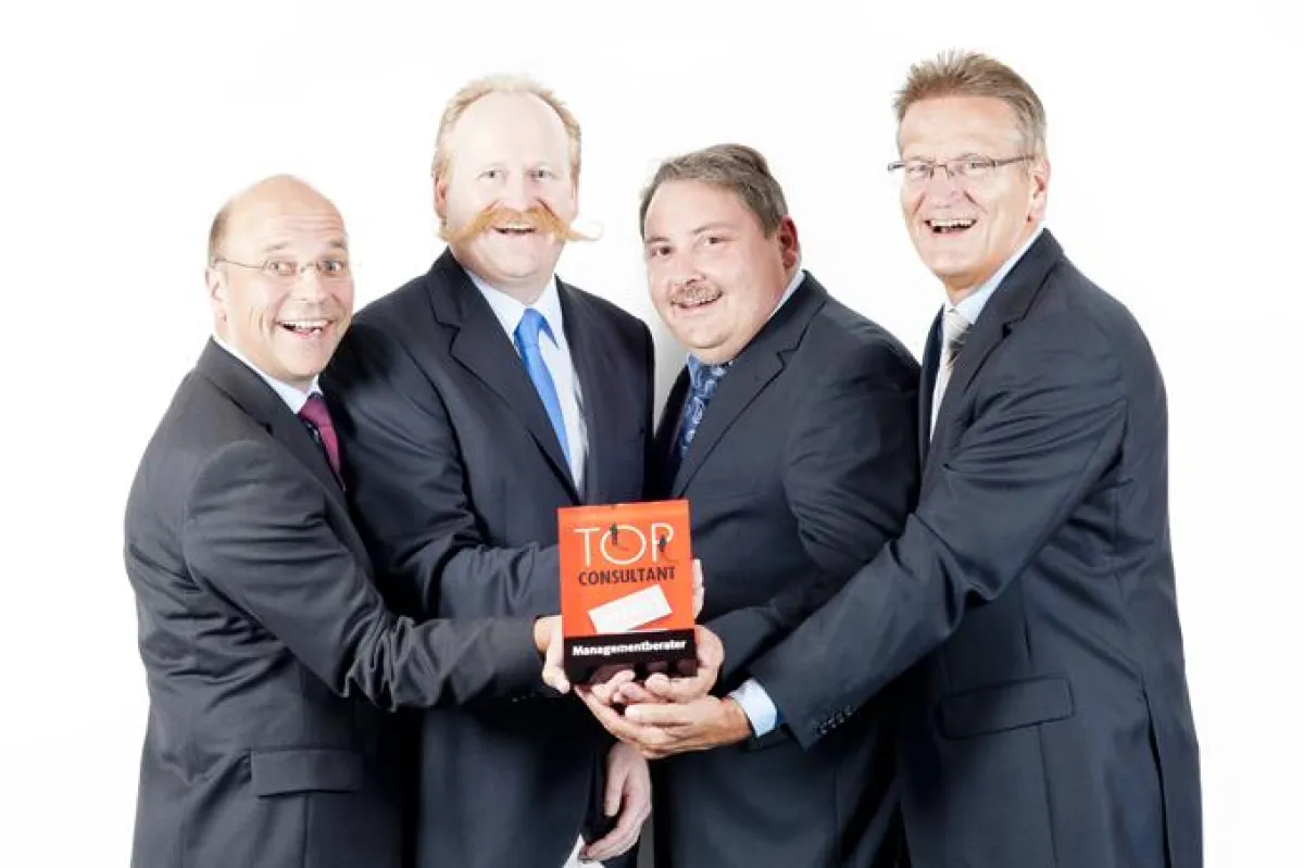 v.l. Christian Bartholomay, Manfred Pfeiffer, Detlef Marciniak, Udo Reimer