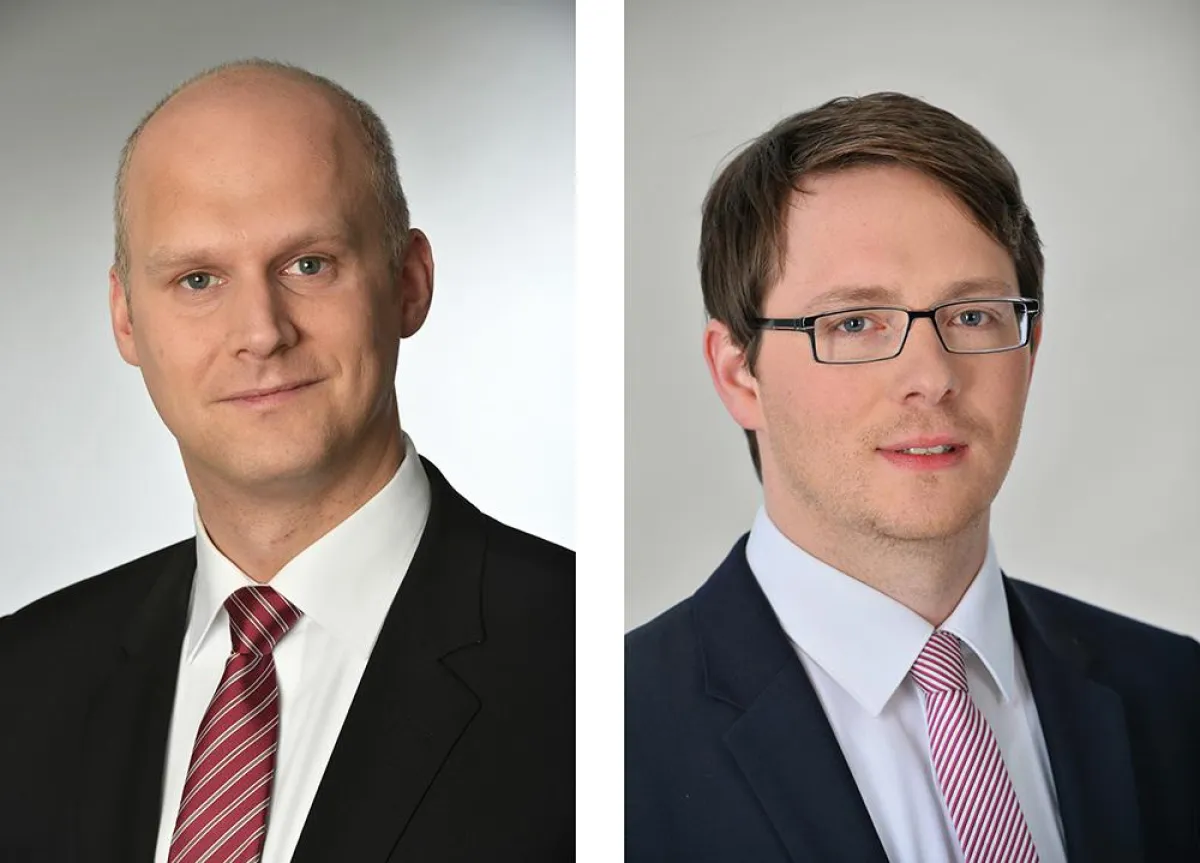Dr. Fabian Vogelbruch und Matthias Waters