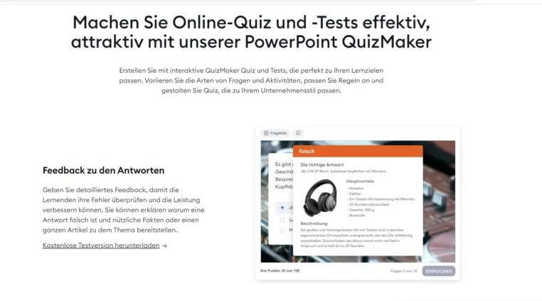 iSpring Solutions Inc. bringt QuizMaker 11 auf den Markt Bild: iSpring Solutions Inc. bringt QuizMaker 11 auf den Markt