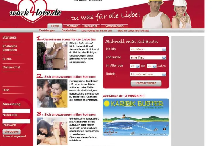 Bild: Tu was für die Liebe mit work4love.de