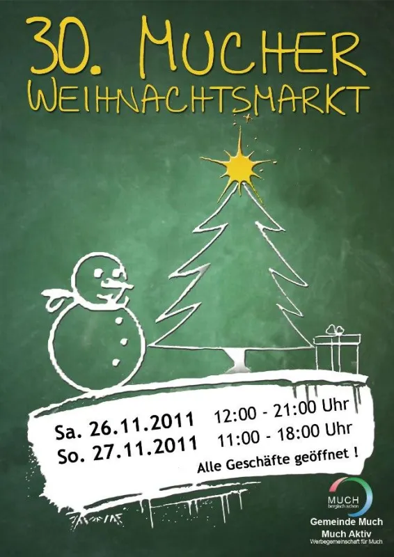 30 Jahre Mucher Weihnachtsmarkt 1. Advent 2011