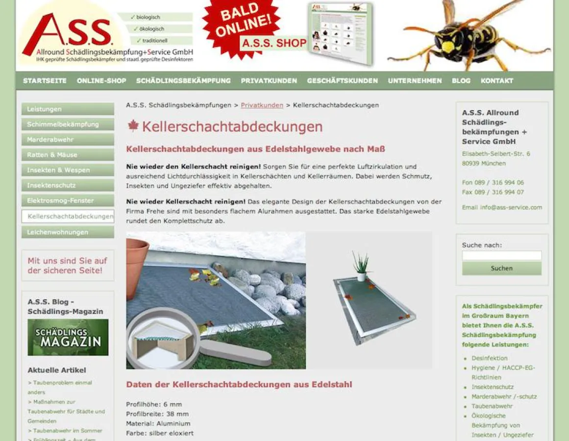 A.S.S. Allround Schädlingsbekämpfungen + Service GmbH