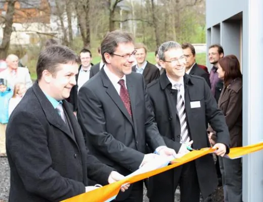 Bild: Sächsischer Staatsminister Frank Kupfer eröffnet neue Büros für mailingwork