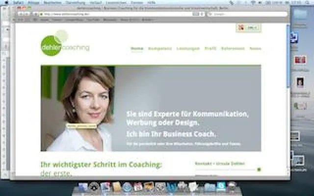 Bild: Website-Relaunch von Business Coach für Kommunikationsbranche