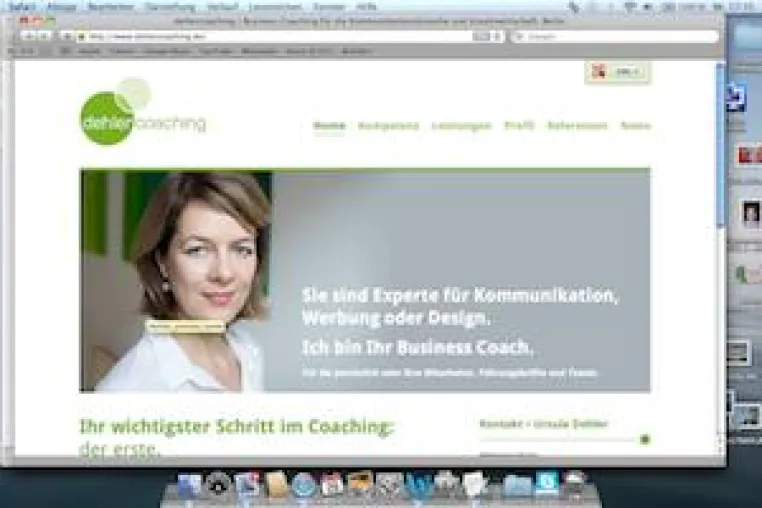 Bild: Website-Relaunch von Business Coach für Kommunikationsbranche