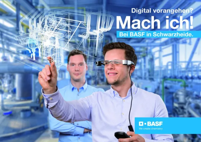 Bild: Mach ich! Bei BASF in Schwarzheide.