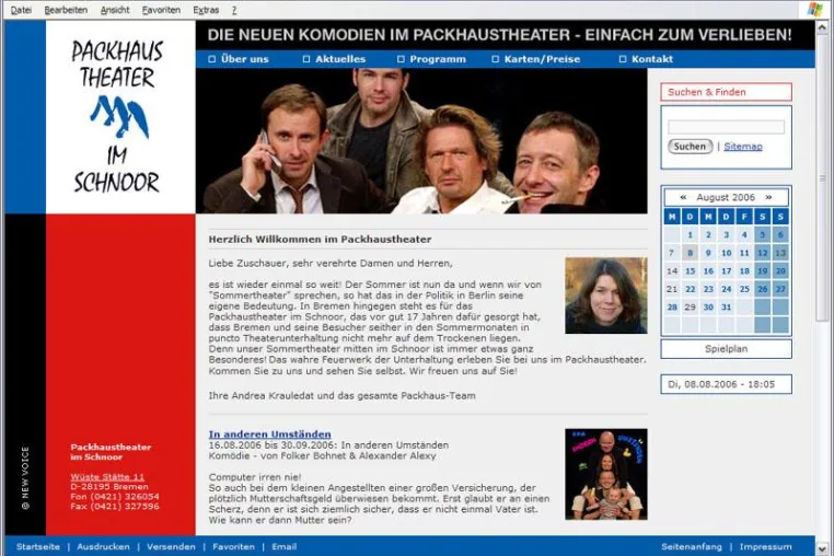 Bild: Sommertheater: NEW VOICE relauncht das Packhaustheater im Bremer Schnoor