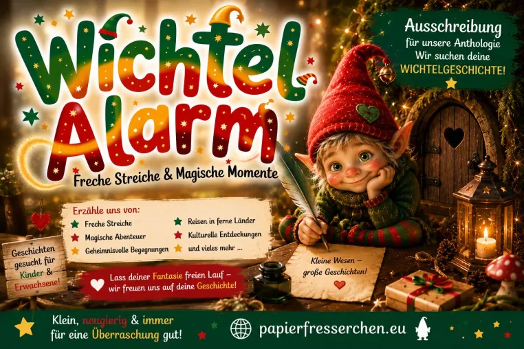 Bild: Wenn kleine Wichtel große Geschichten erleben – neue Anthologie sucht fantasievolle Beiträge