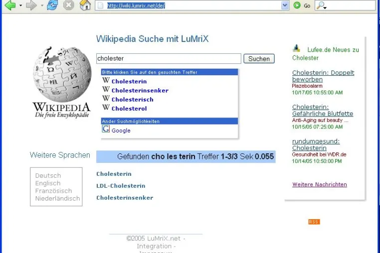 Bild: Wikipedia-Suchmaschine im Praxistest erfolgreich