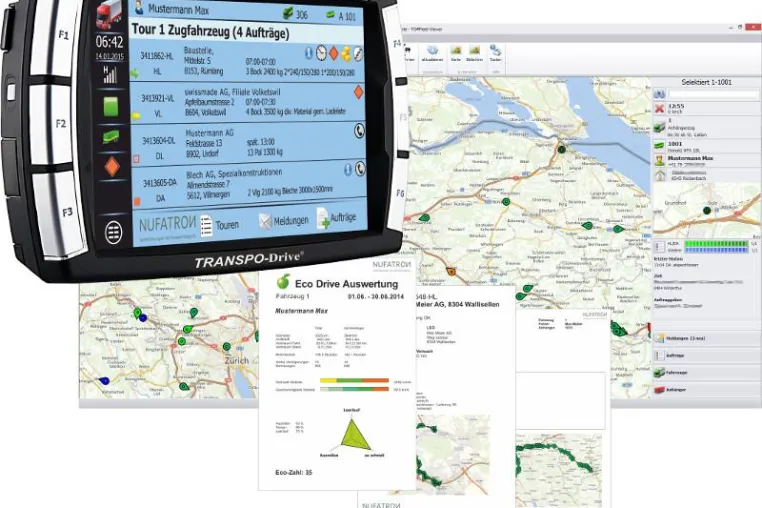 Bild: transport logistic: Neue Telematiksysteme von Nufatron mit eigener Flottenmanagement Plattform TIS#FleetViewer