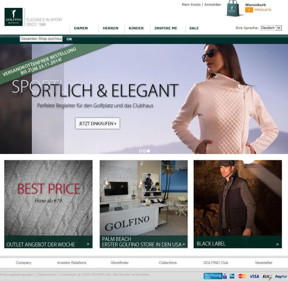 GOLFINO HONICO SAP Integration Magento