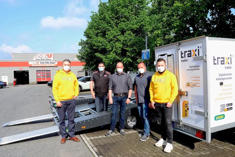 A.T.U startet Pilotstation mit traxi Anhängern Bild: A.T.U startet Pilotstation mit traxi Anhängern