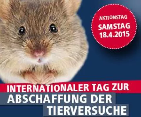 Bild: Internat. Tag zur Abschaffung der Tierversuche - Forderung an Politik