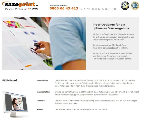 Bild: Saxoprint führt PDF Proof ein