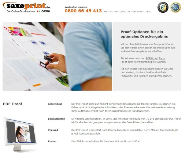 Bild: Saxoprint führt PDF Proof ein