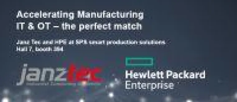 Bild: SPS: Janz Tec und HPE präsentieren Lösungen für die datengetriebene Fertigung