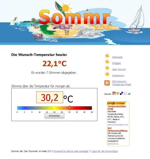 Endlich wird es wieder richtig Sommer - im Web 2.0 Bild: Endlich wird es wieder richtig Sommer - im Web 2.0