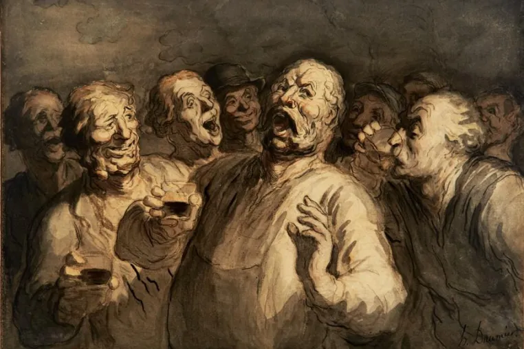 Bild: Daumier ist ungeheuer. Gemälde, Handzeichnungen, Graphik und Bronzen von Honoré Daumier