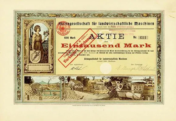 Bild: Highlights der Finanzgeschichte unter dem Hammer