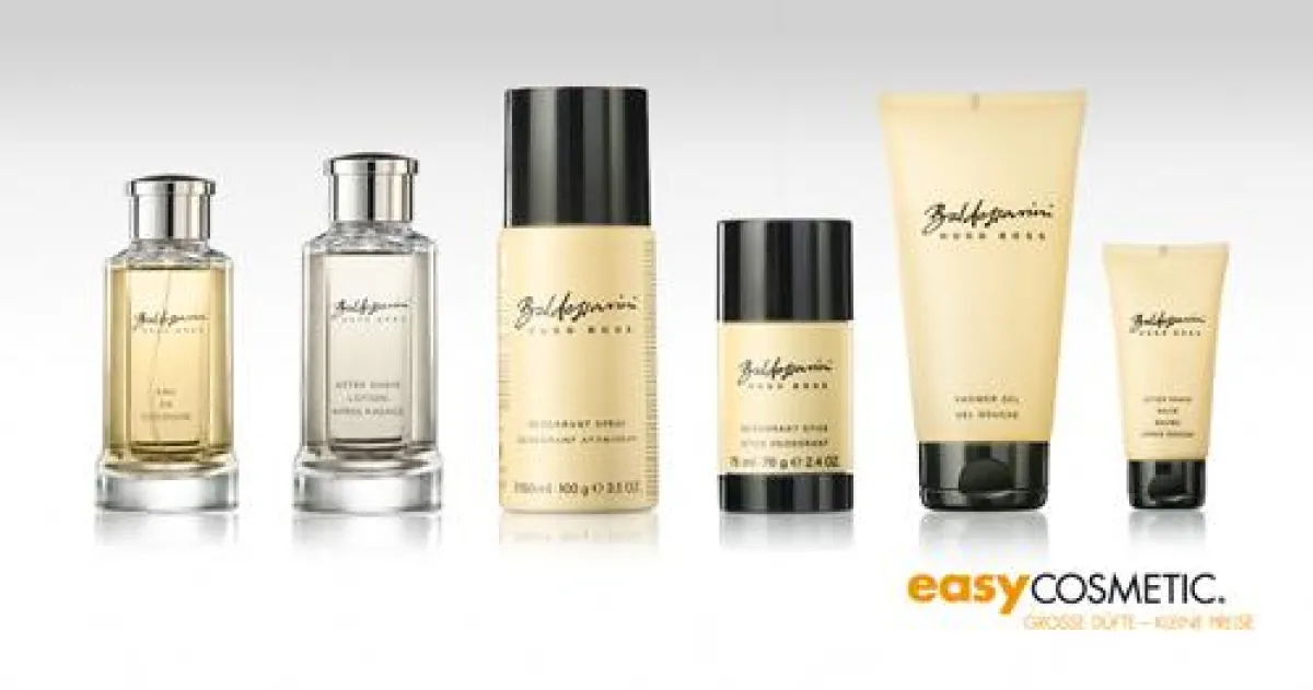 Die Produkte der Parfumserie Baldessarini von Hugo Boss
