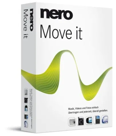 Bild: Mit Nero Move it werden Multimediadaten mobil