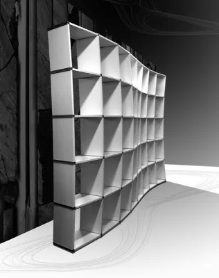 Bild: Das knelldesign Möbelsystem – Vorstellung dreidimensional verformter Möbel auf der imm cologne 2009