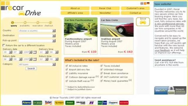 Bild: Neue Mietwagen-Verkaufsplattform für Kunden und Agenturvertrieb in Betrieb