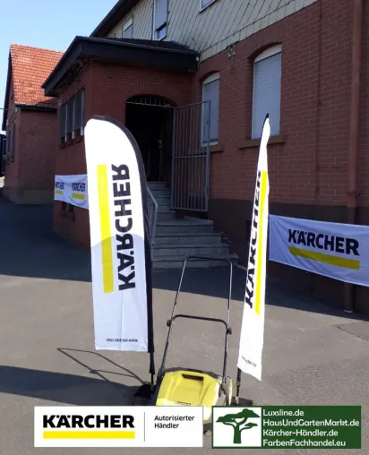 Luxsline offizieller Kärcher Fachhändler für Professional und Home & Garden Geräte in der Region Nordhessen Bild: Luxsline offizieller Kärcher Fachhändler für Professional und Home & Garden Geräte in der Region Nordhessen