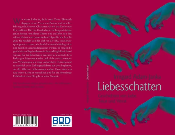 Bild: Irmgard Adam-Janka: Liebesschatten - von den Schattenseiten der Liebe